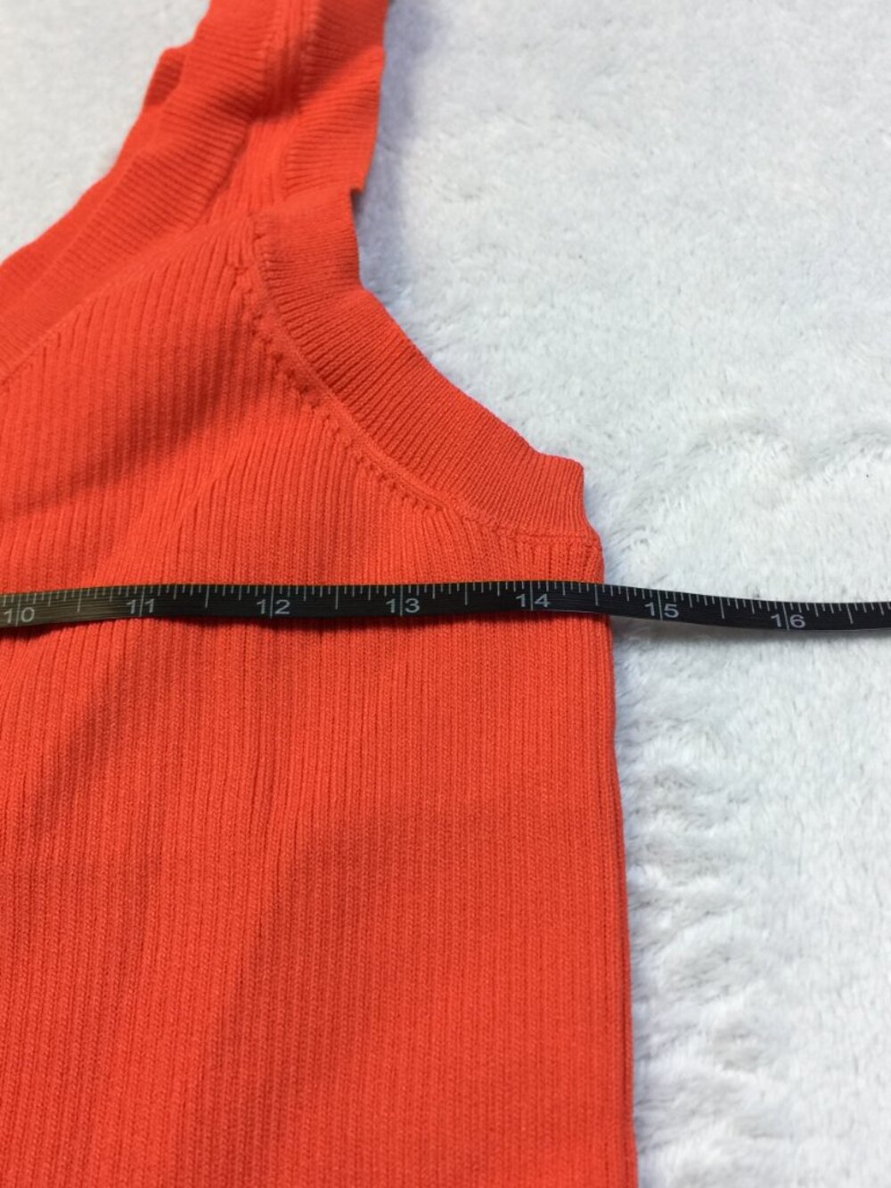 New! The Drop Yasmin Rib Midi Sweater Tank Dress Sz L Womans Red Knit Sleeveless - Picture 12 of 14